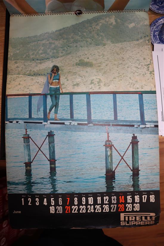 A 1964 Pirelli calendar photographs by Robert Freeman
